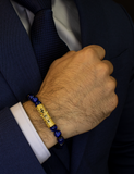 Gold Kratos - Blue Tiger Eye