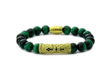 Gold Kratos - Green Tiger Eye
