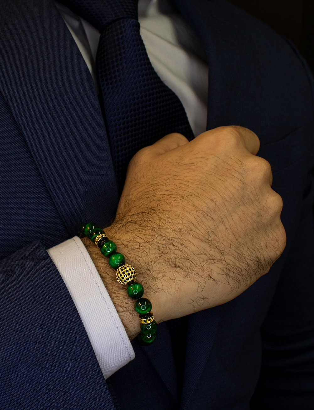 Gold Atlas - Green Tiger Eye