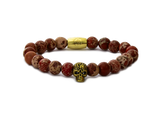 Night Skull - Red Imperial Jasper