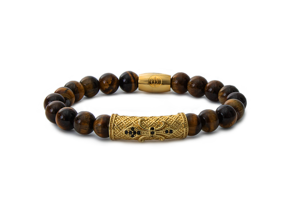 Gold Kratos - Brown Tiger Eye